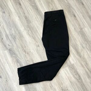 Nordstrom Black Trim Fit Raw Hem Jeans